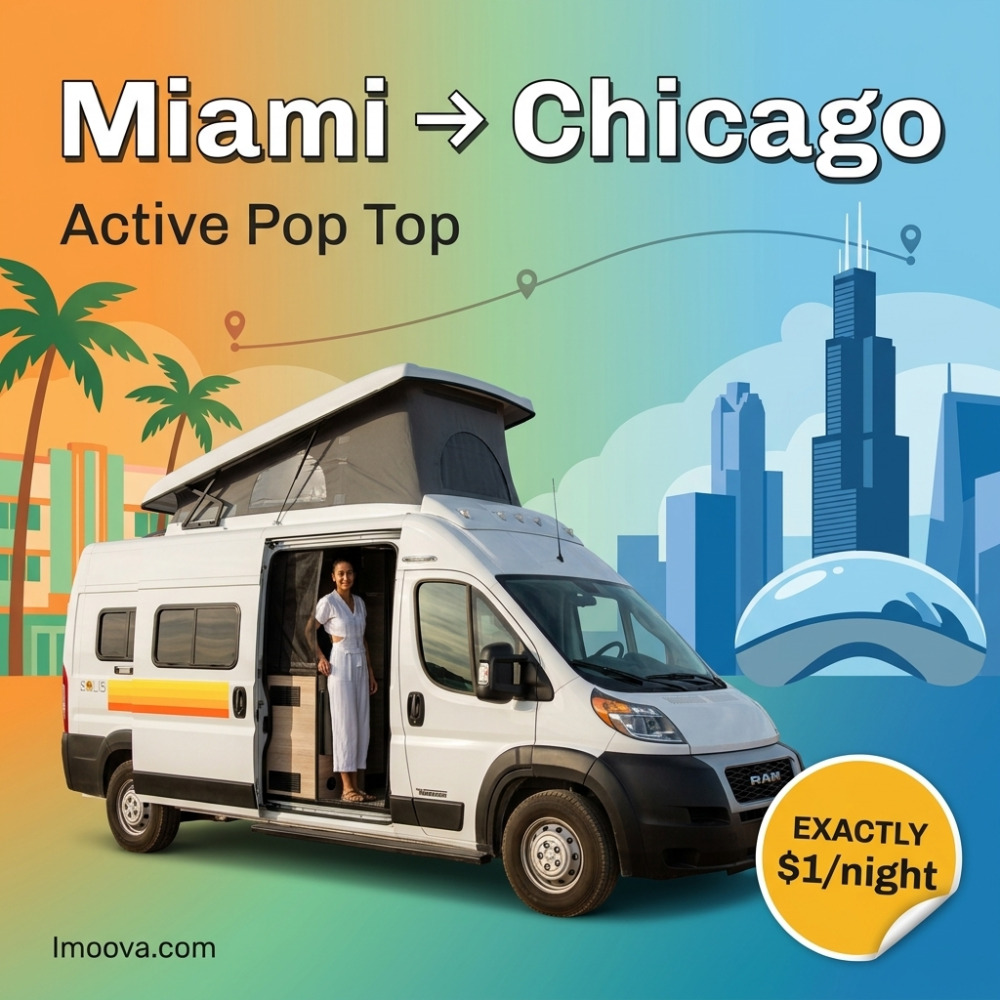Active Pop Top - Miami to Chicago