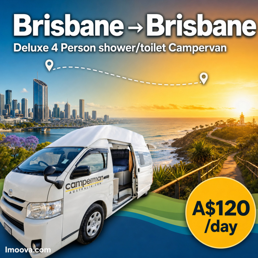 Deluxe 4 Person shower/toilet Campervan - image 1