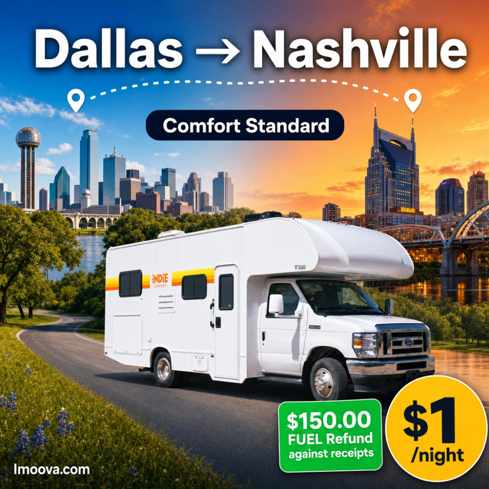 Comfort Standard - Dallas to Nashville