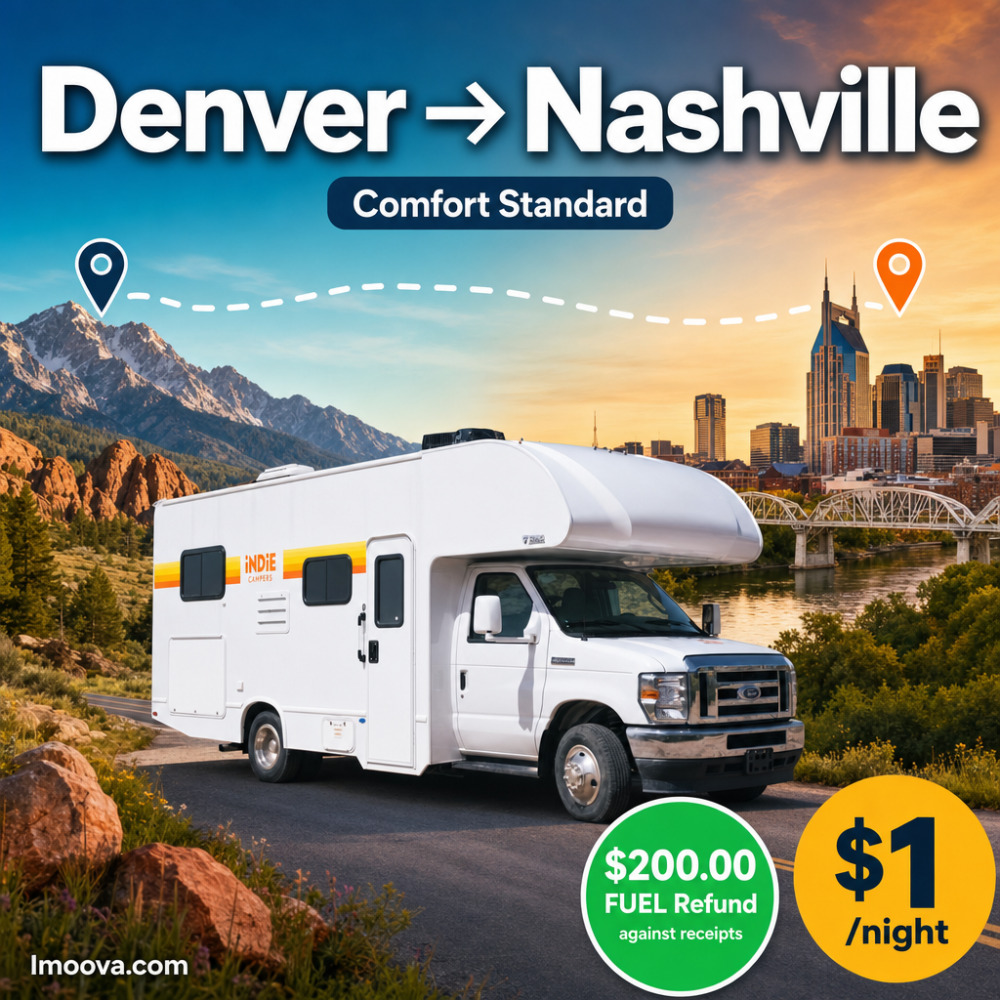 Comfort Standard - Denver to Nashville
