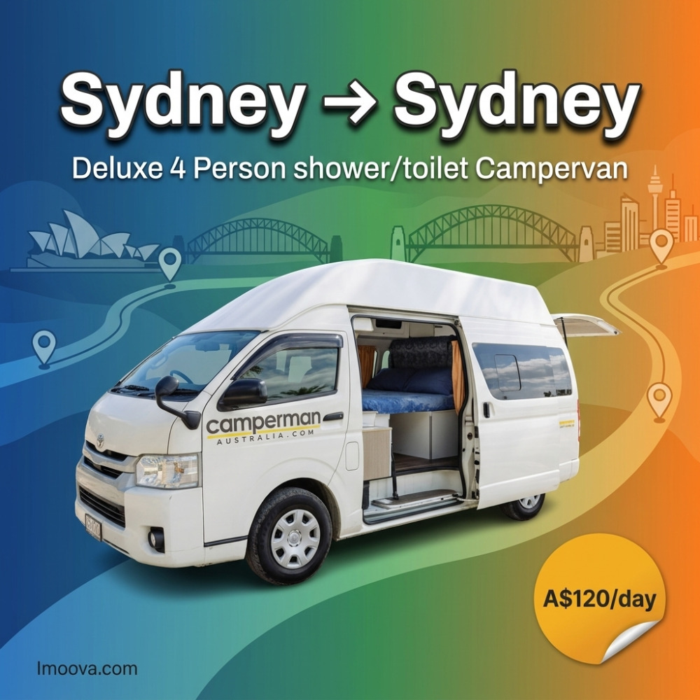 Deluxe 4 Person shower/toilet Campervan - image 1