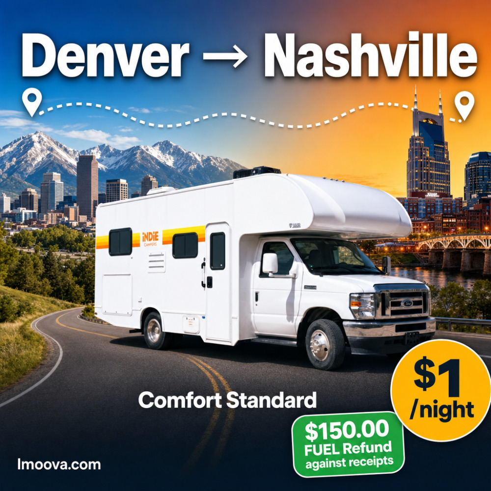 Comfort Standard - Denver to Nashville
