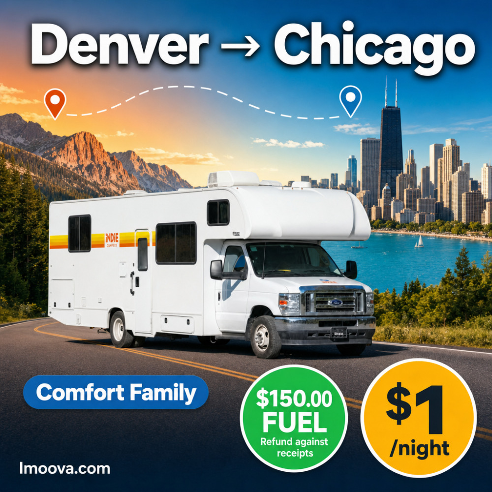 Comfort Family - Denver to Chicago