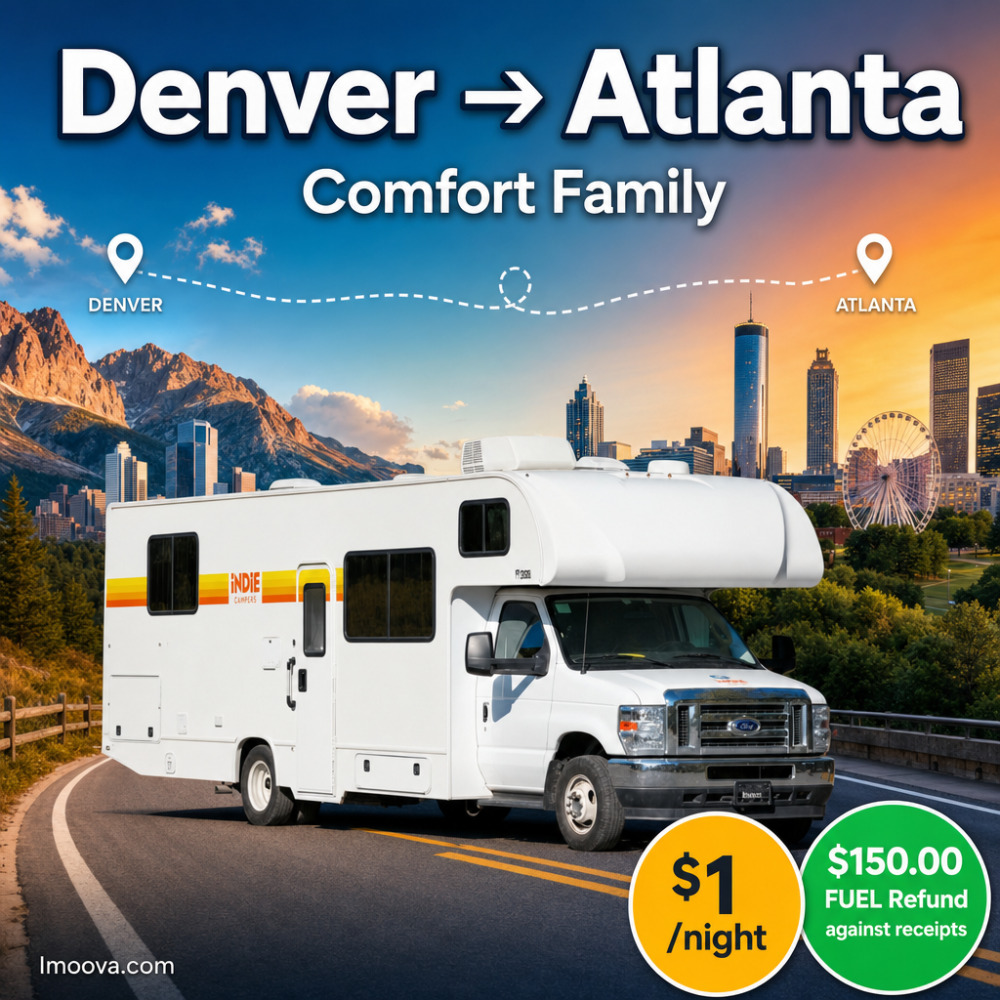 Comfort Family - Denver to Atlanta