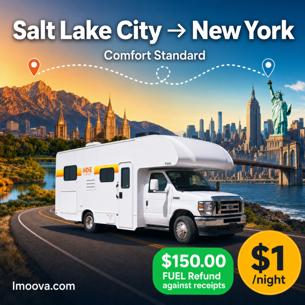 Comfort Standard - Salt Lake City to New York