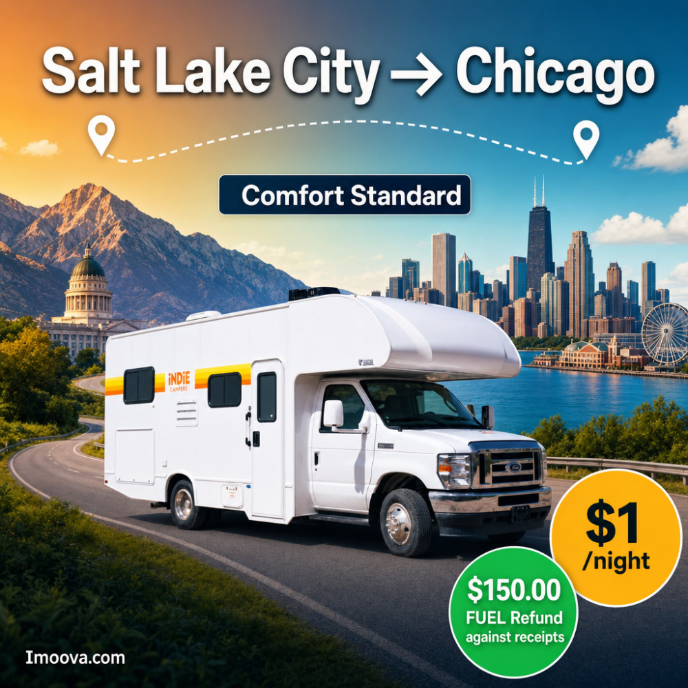 Comfort Standard - Salt Lake City to Chicago