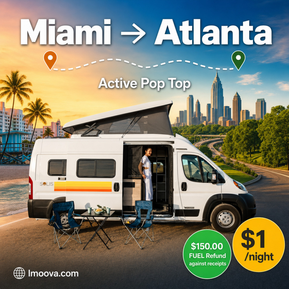 Active Pop Top - Miami to Atlanta