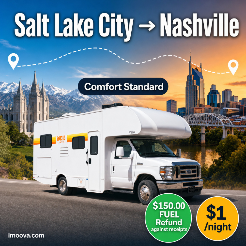 Comfort Standard - Salt Lake City to Nashville