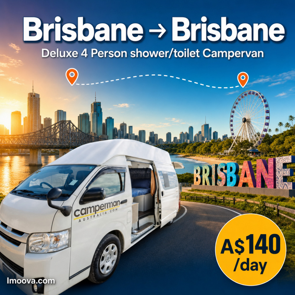 Deluxe 4 Person shower/toilet Campervan - image 1