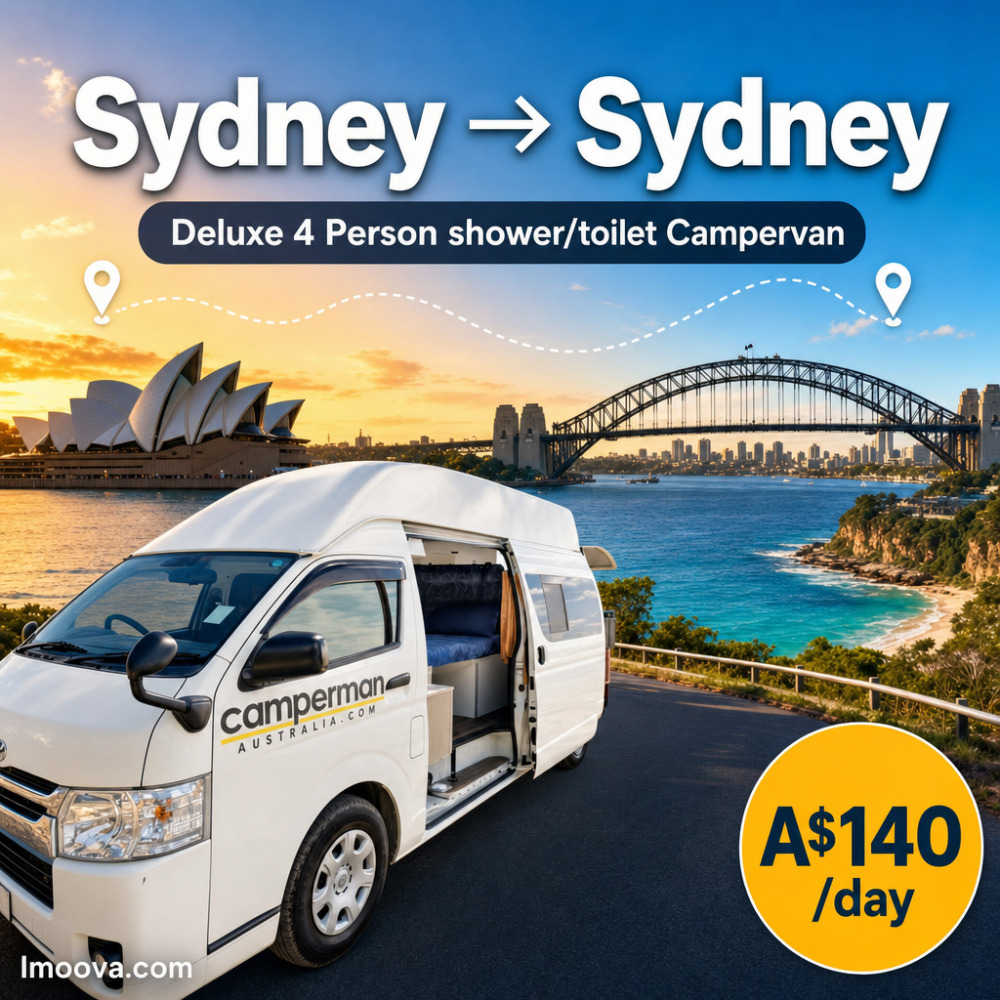 Deluxe 4 Person shower/toilet Campervan - image 1