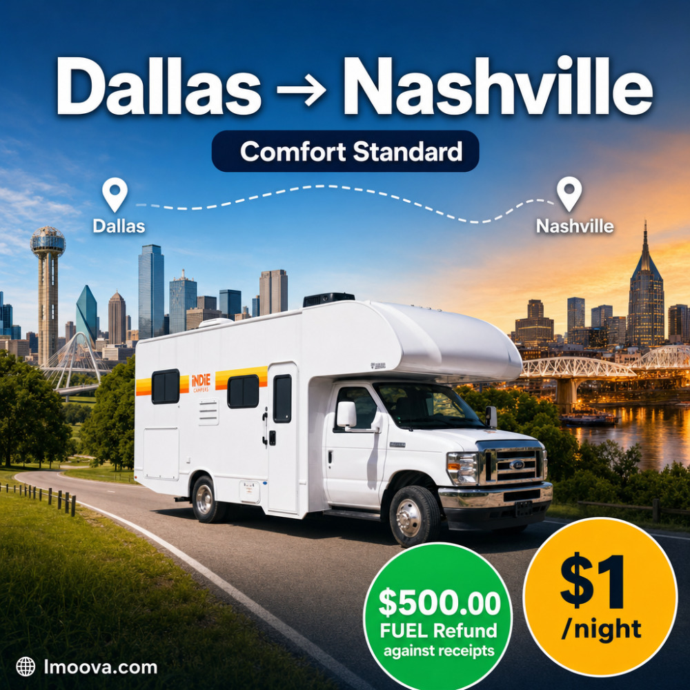 Comfort Standard - Dallas to Nashville