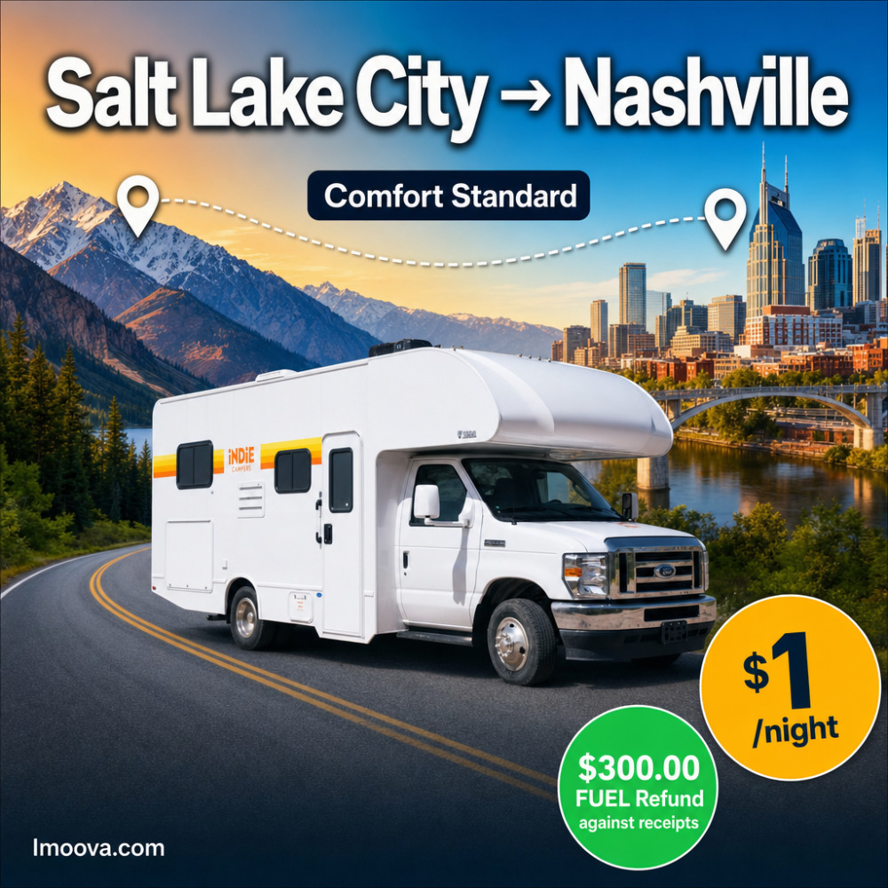 Comfort Standard - Salt Lake City to Nashville