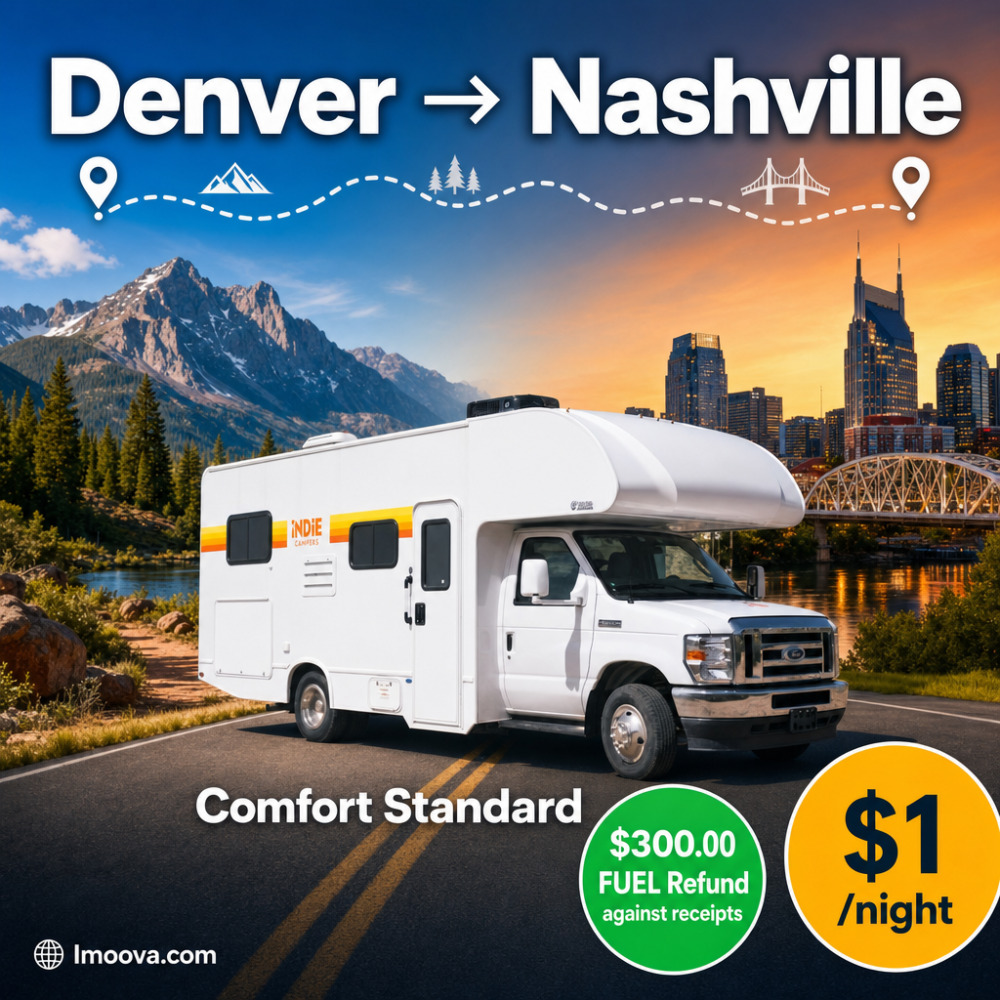 Comfort Standard - Denver to Nashville