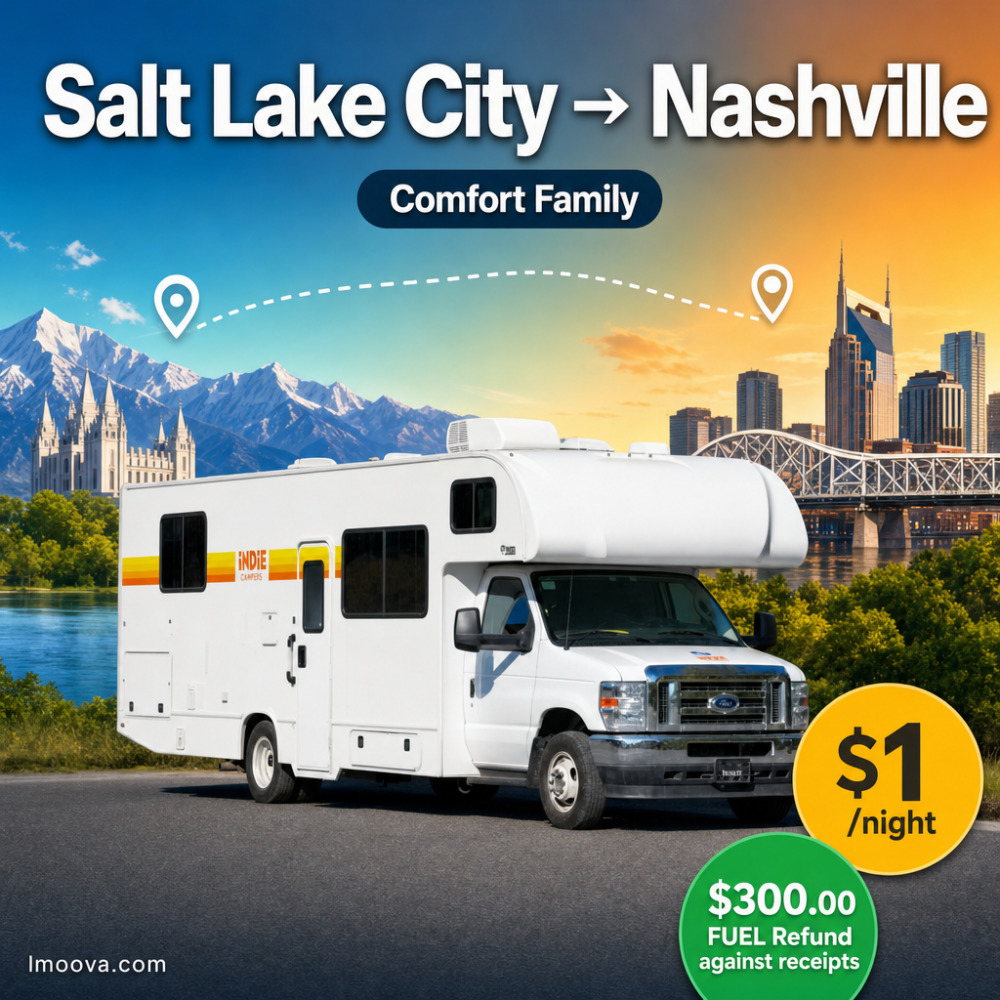 Comfort Family - Salt Lake City to Nashville