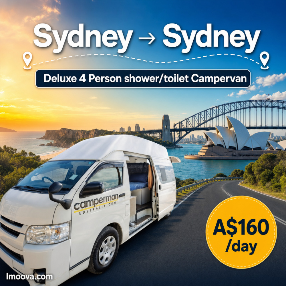 Deluxe 4 Person shower/toilet Campervan - image 1