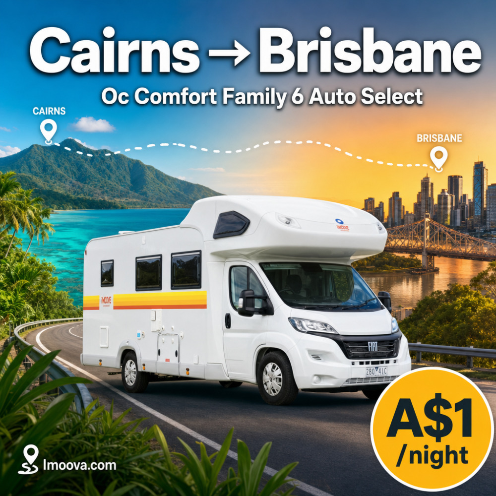 Oc Comfort Family 6 Auto Select - Cairns to Brisbane