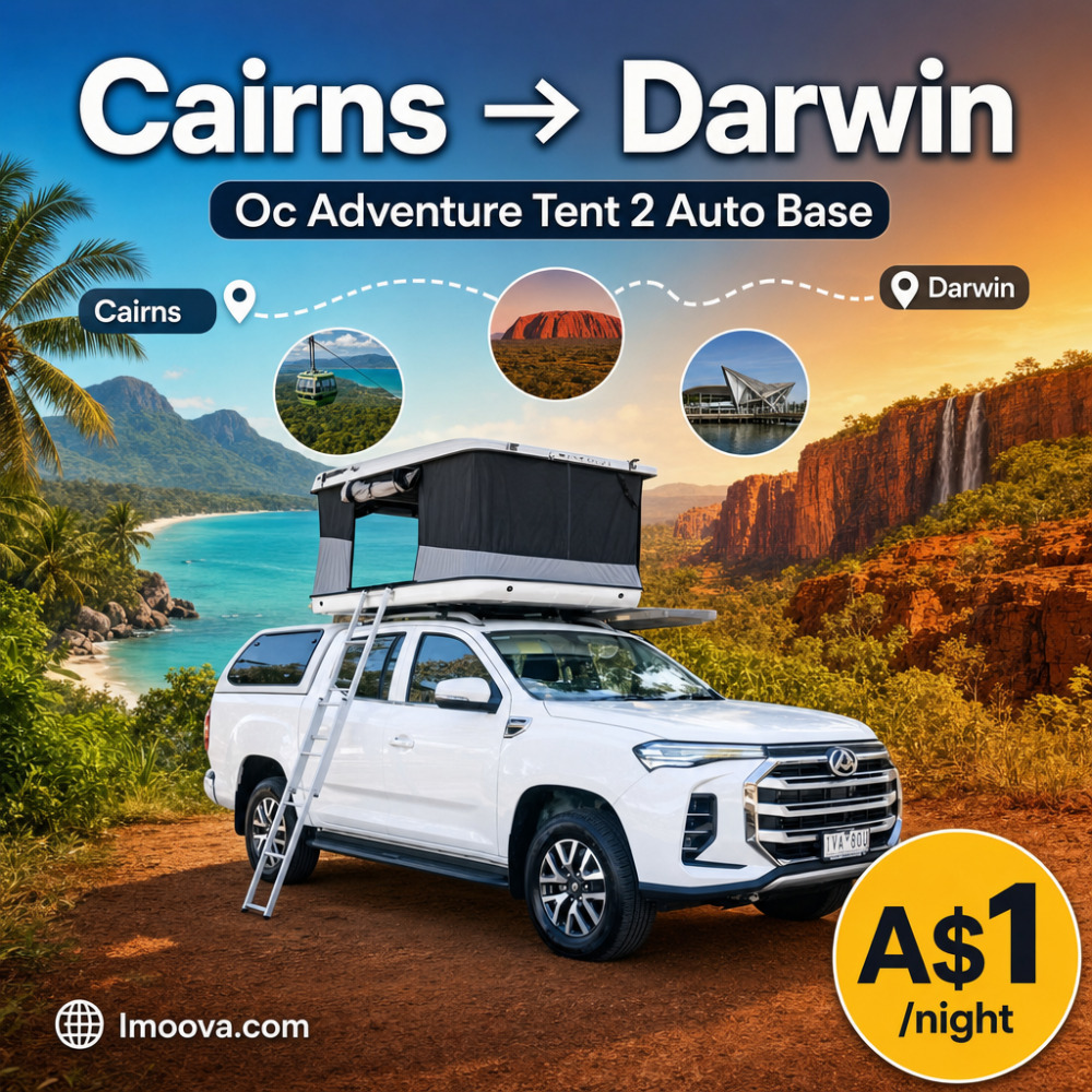 Oc Adventure Tent 2 Auto Base - Cairns to Darwin