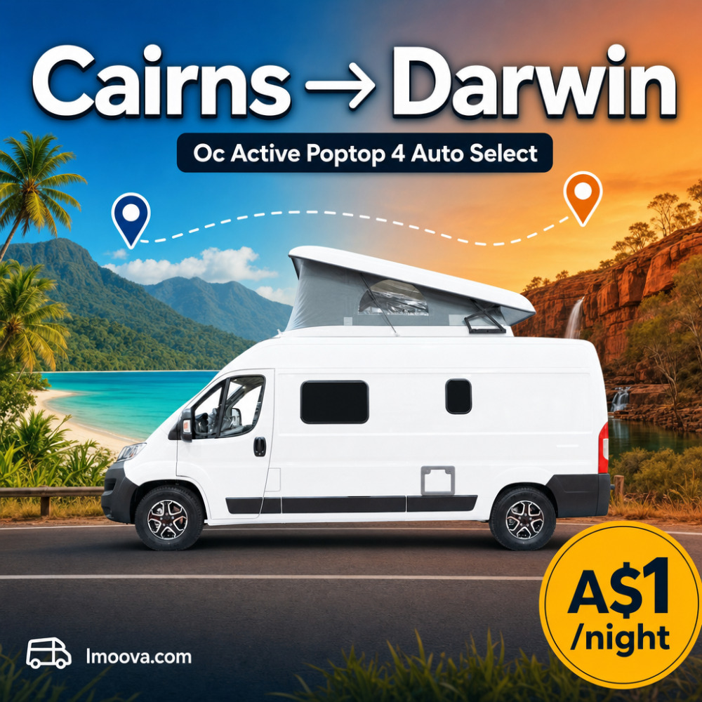 Oc Active Poptop 4 Auto Select - Cairns to Darwin