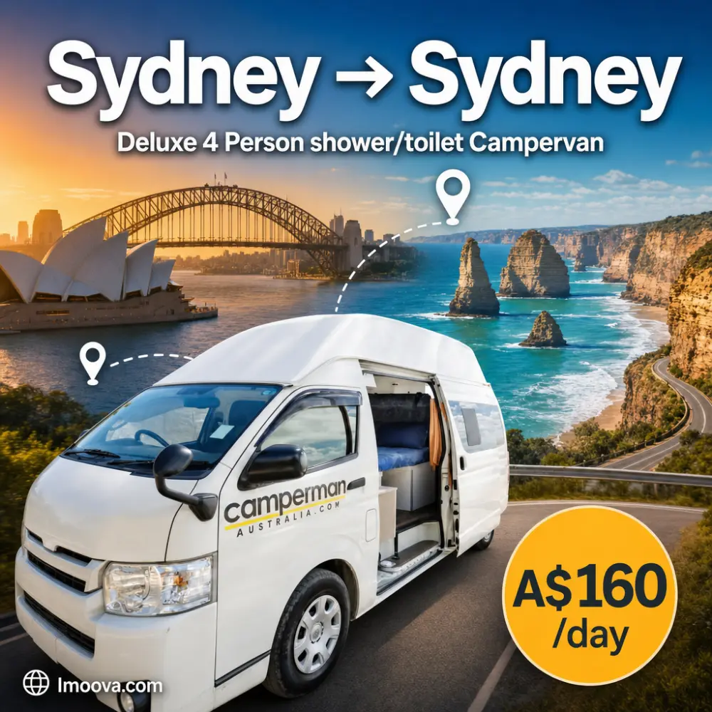 Deluxe 4 Person shower/toilet Campervan - image 1