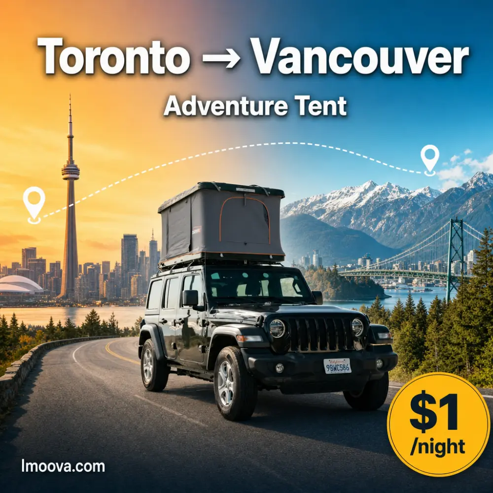 Adventure Tent relocation from Toronto to Vancouver