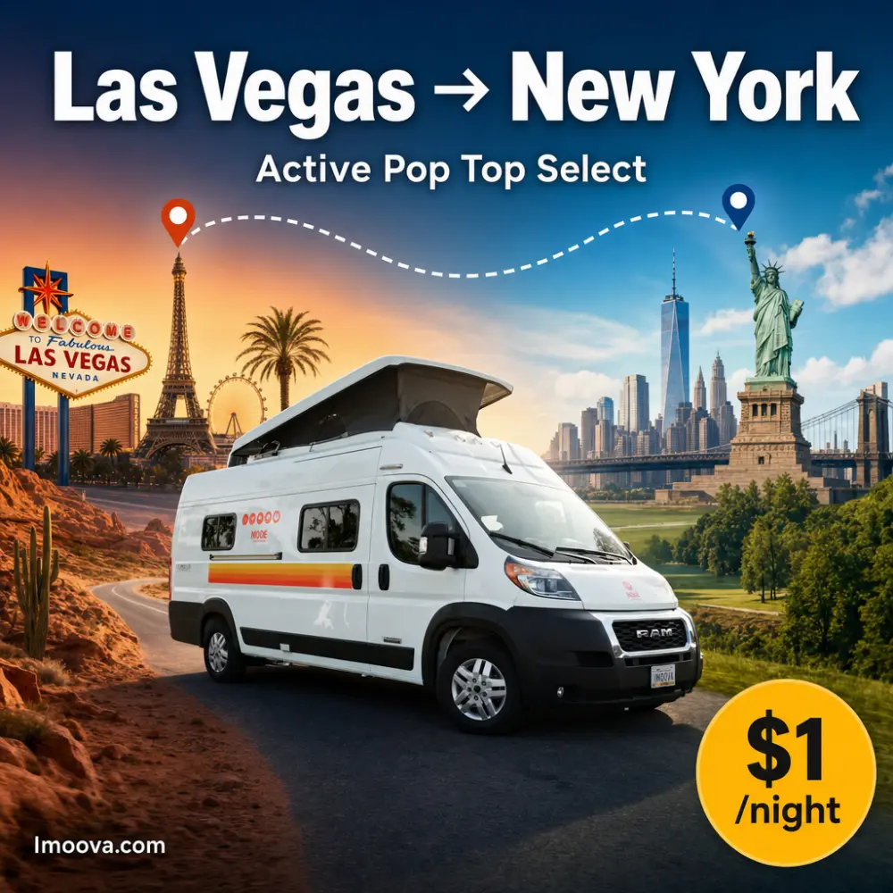 Trasloco di Active Pop Top Select da Las Vegas a New York