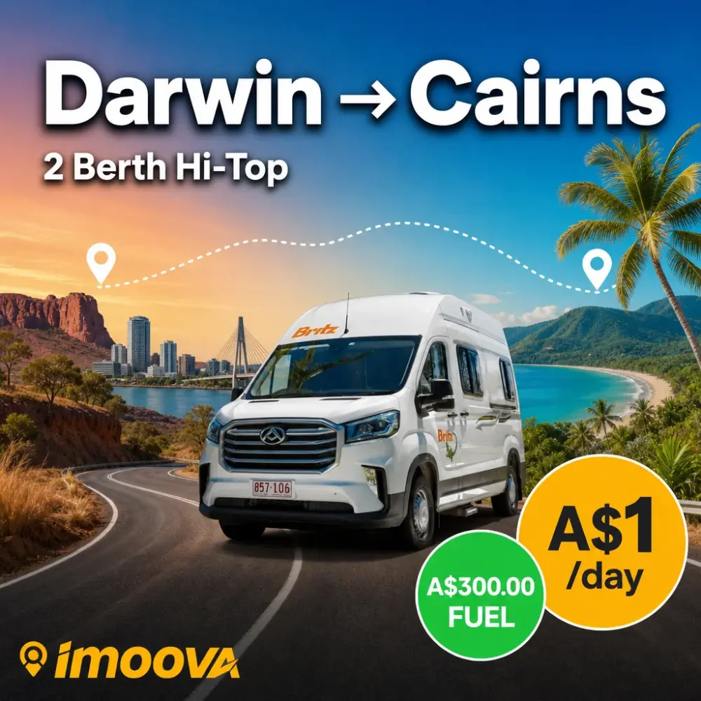 2 Berth Hi-Top relocation from Darwin to Cairns