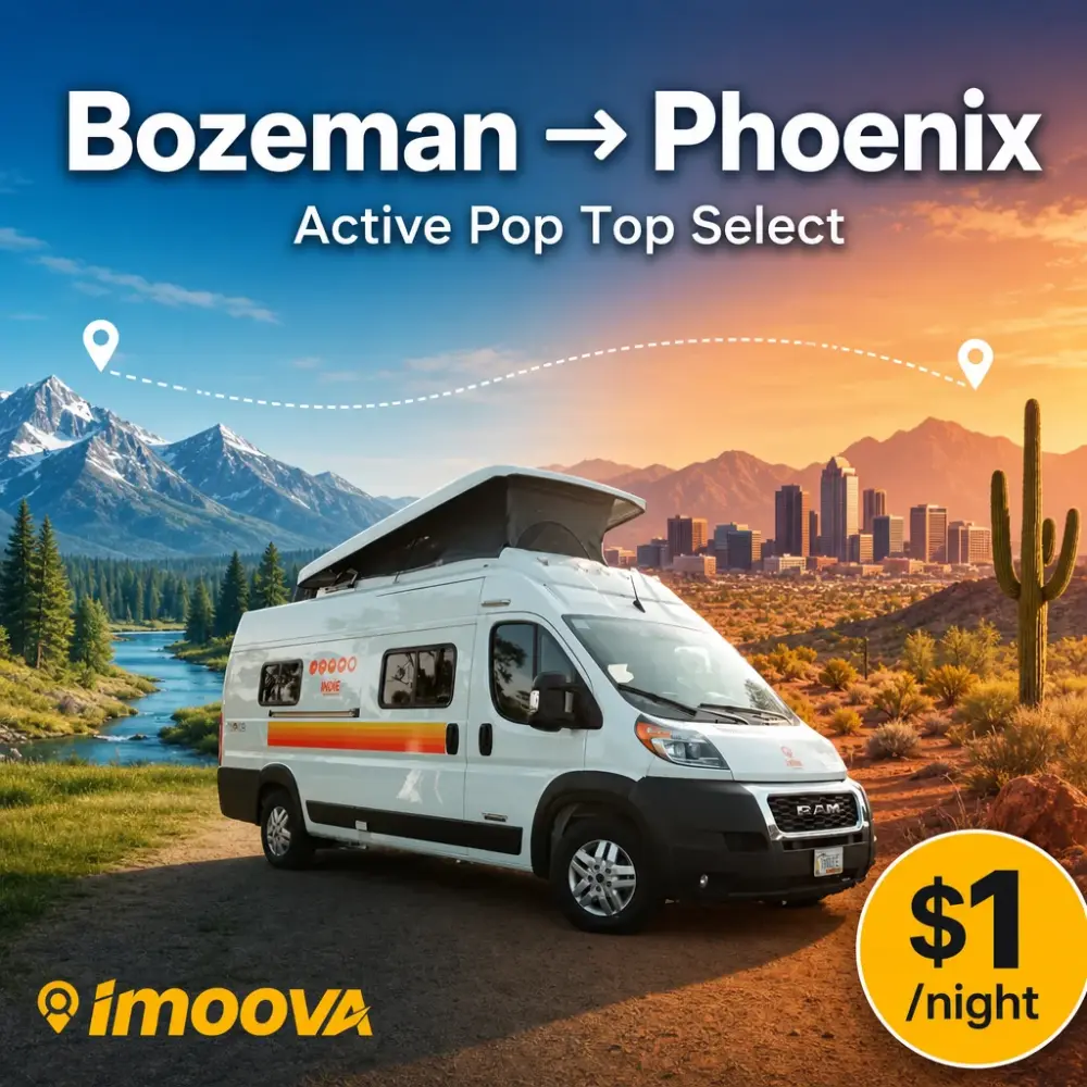 Trasloco di Active Pop Top Select da Bozeman a Phoenix