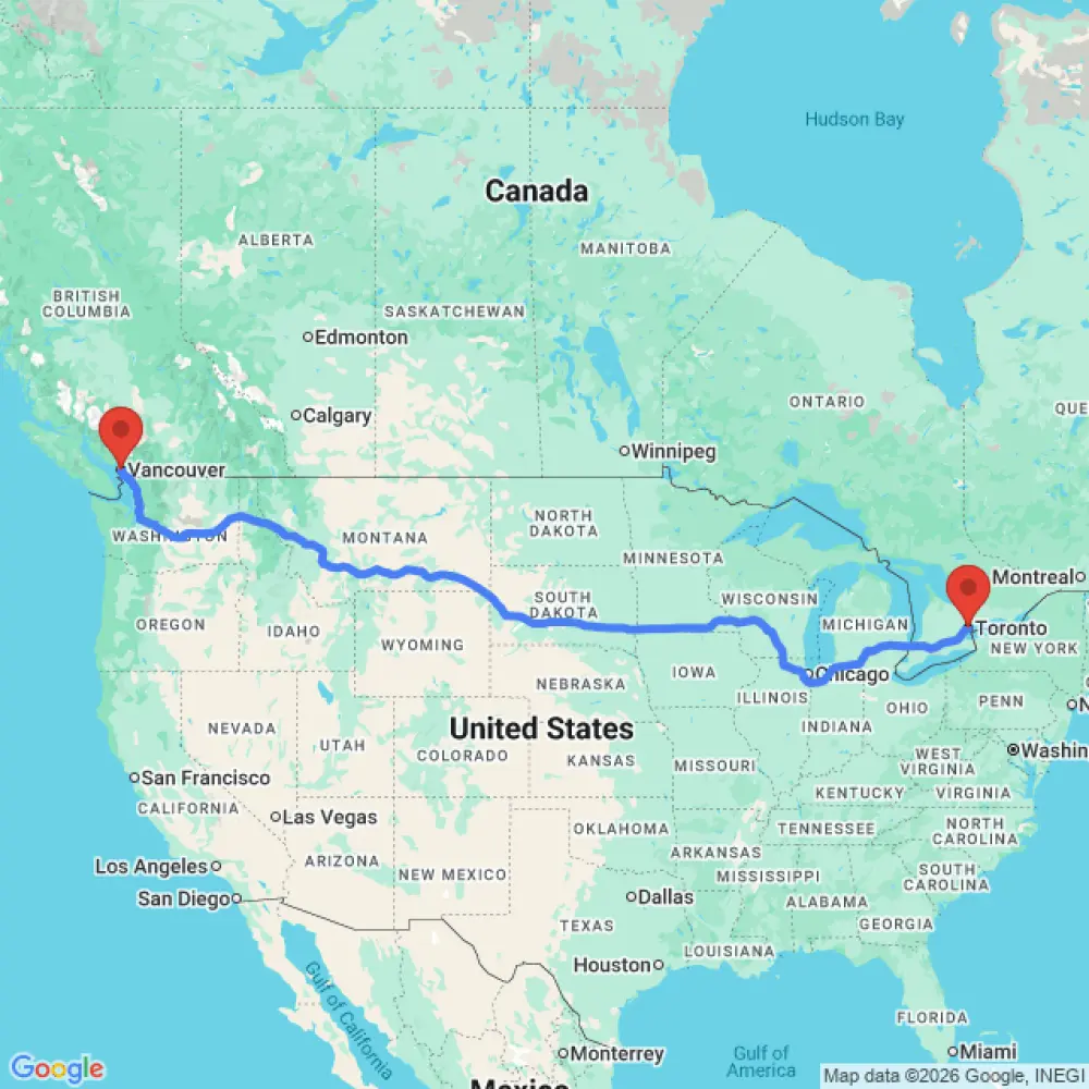 Adventure Tent relocation from Toronto to Vancouver