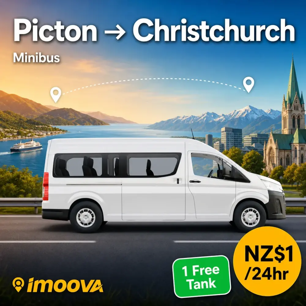 Minibus - Picton to Christchurch