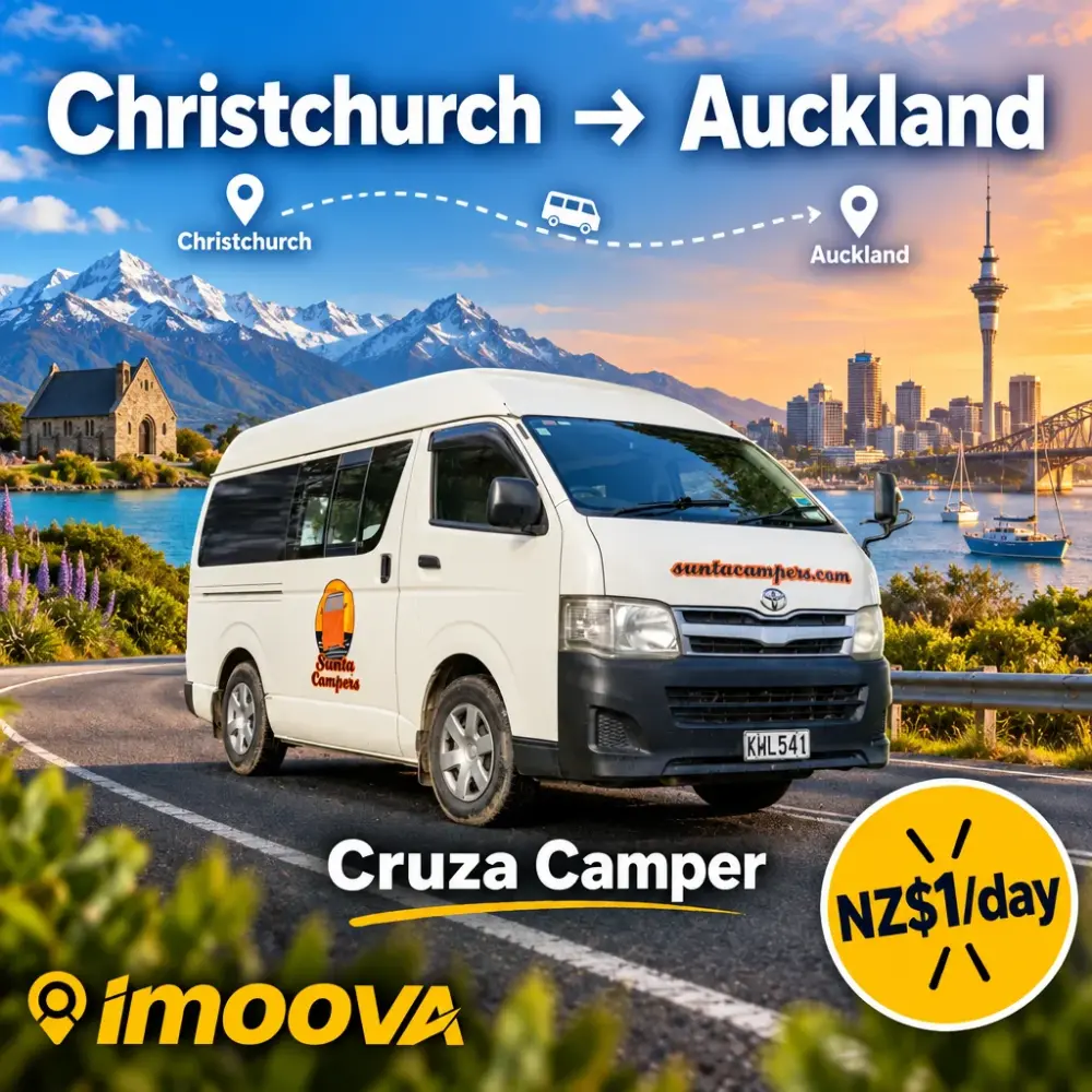 Cruza Camper relocation from Christchurch to Auckland
