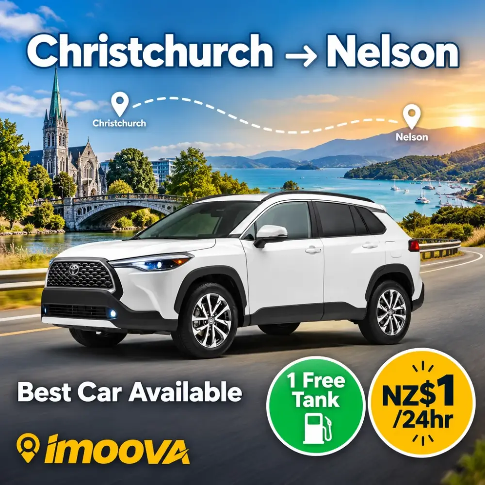 Best Car Available relocation from Christchurch to Nelson