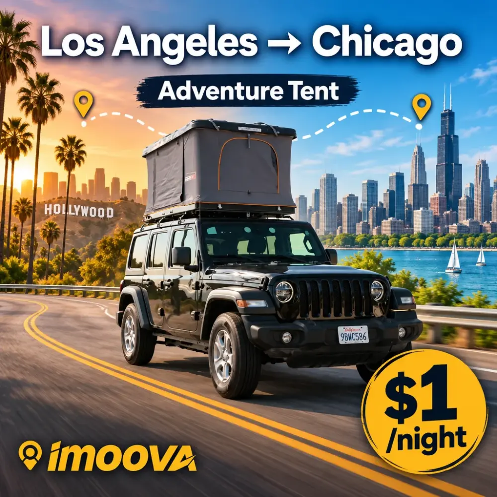 Adventure Tent relocation from Los Angeles to Chicago