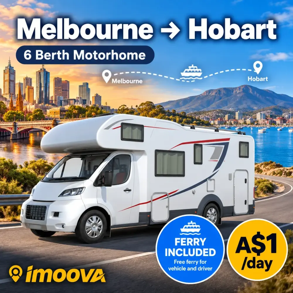 Trasloco di 6 Berth Motorhome da Melbourne a Hobart