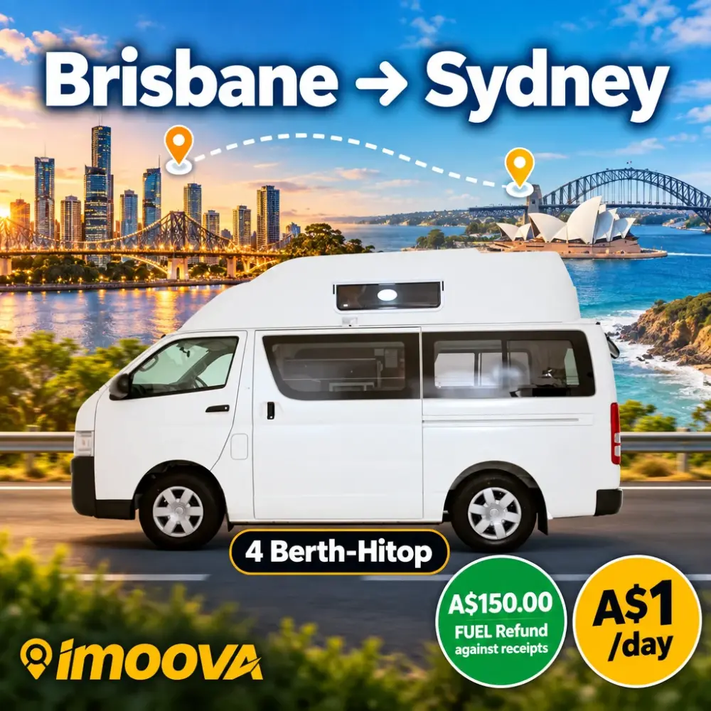 4 Berth-Hitop Umzug von Brisbane nach Sydney