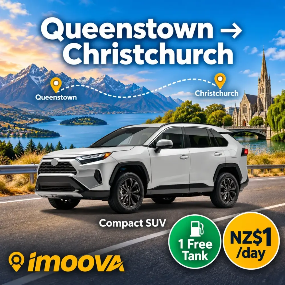 Compact SUV relocation from Queenstown to Christchurch