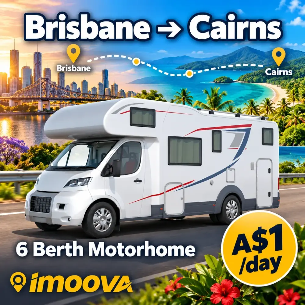 6 Berth Motorhome relocation from Brisbane to Cairns