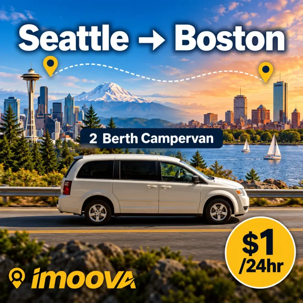 2 Berth Campervan relocation from Seattle to Boston