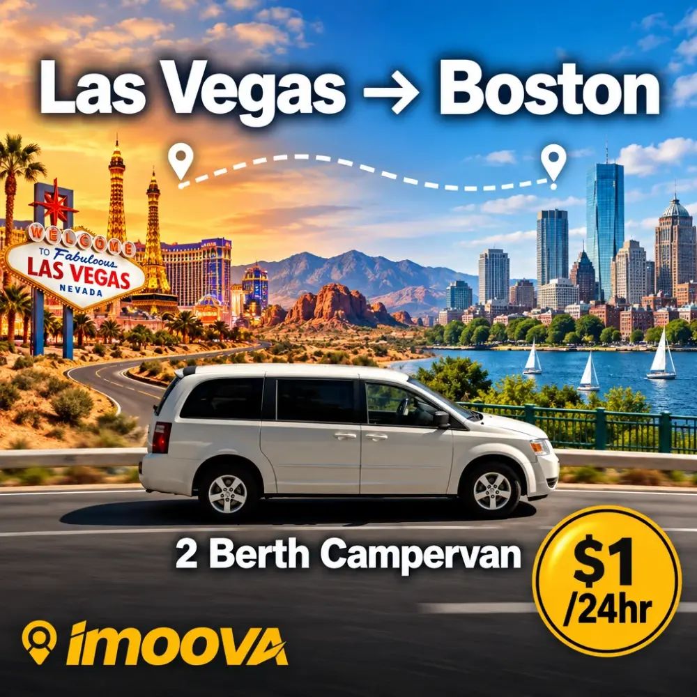 2 Berth Campervan relocation from Las Vegas to Boston