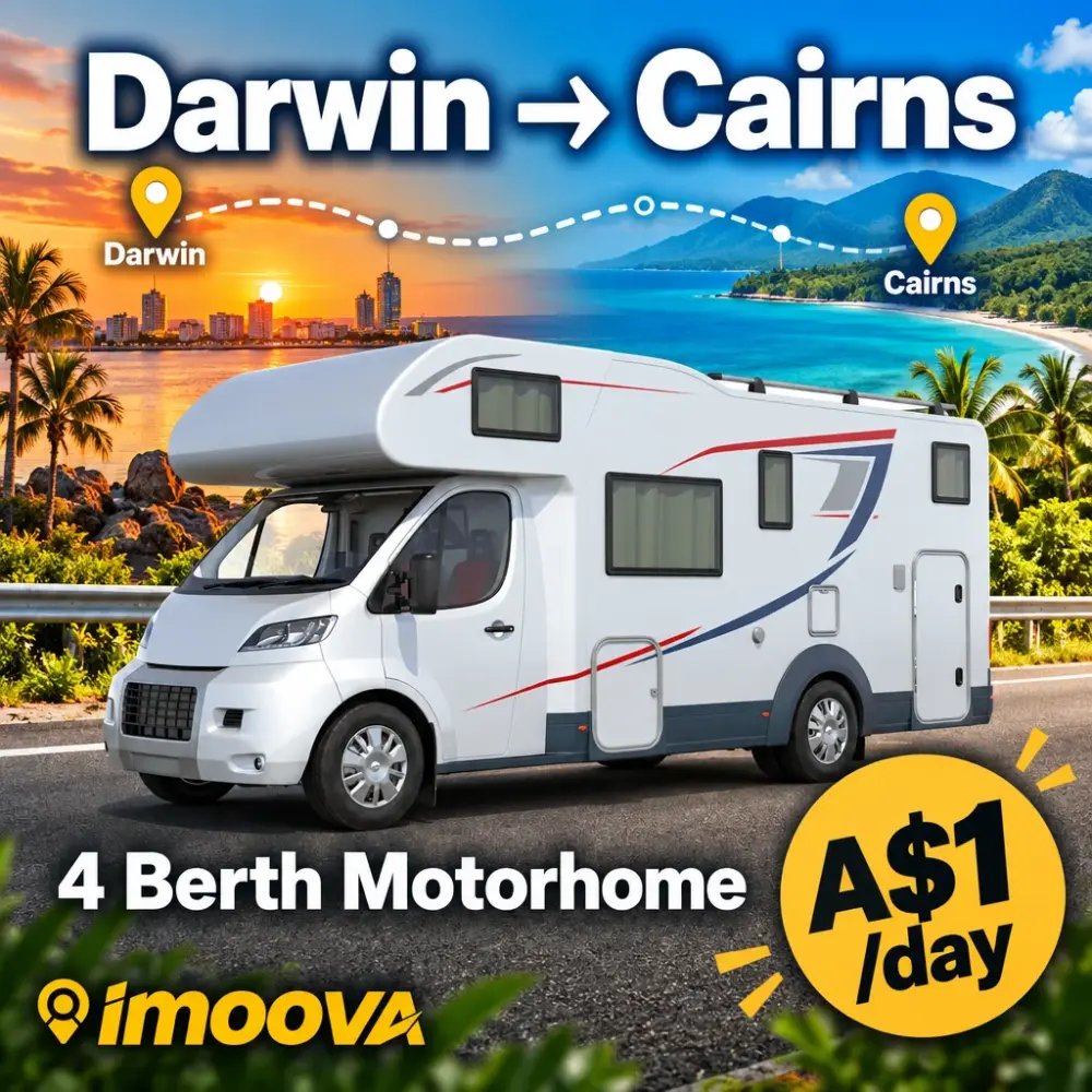 4 Berth Motorhome relocation from Darwin to Cairns