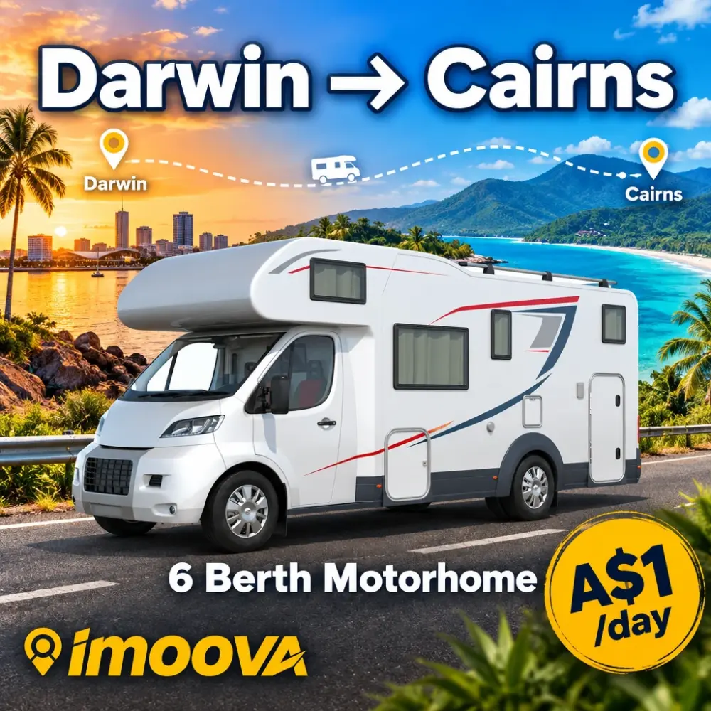 6 Berth Motorhome relocation from Darwin to Cairns