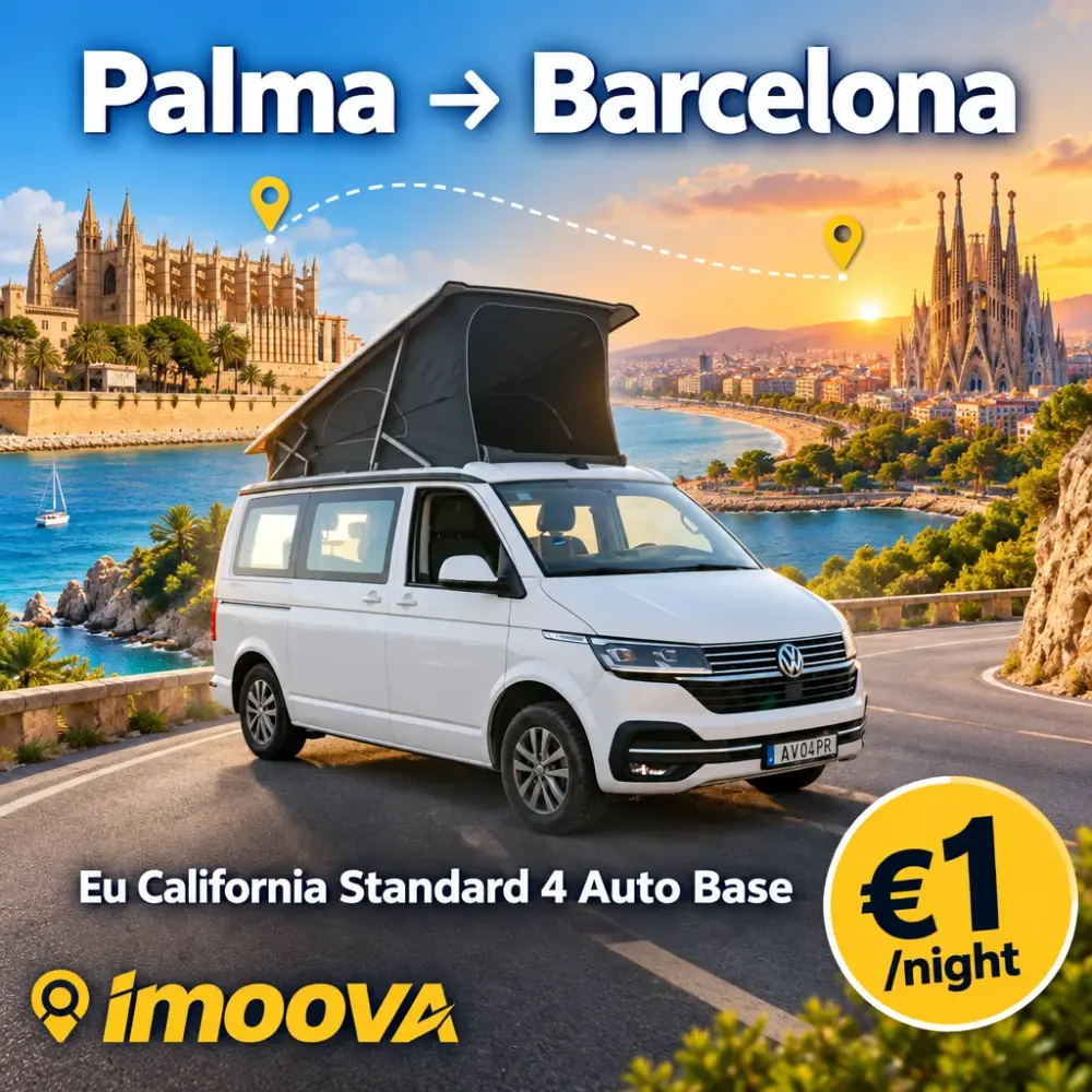 Eu California Standard 4 Auto Base relocation from Palma to Barcelona