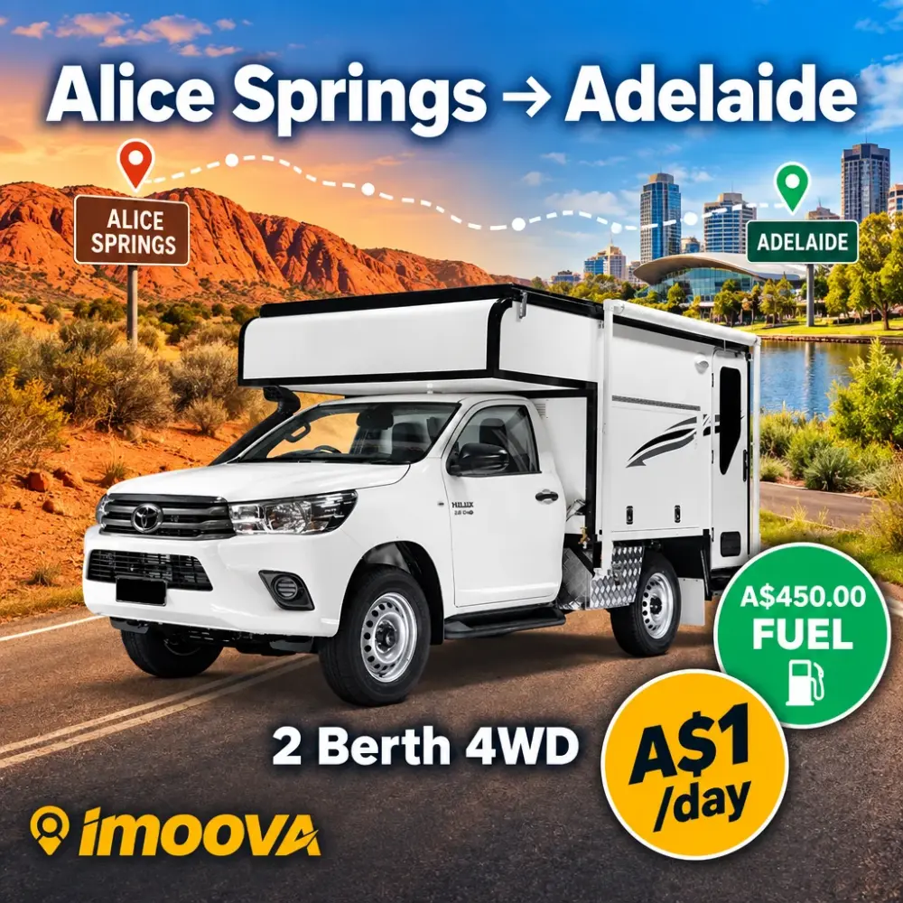 2 Berth 4WD relocation from Alice Springs to Adelaide