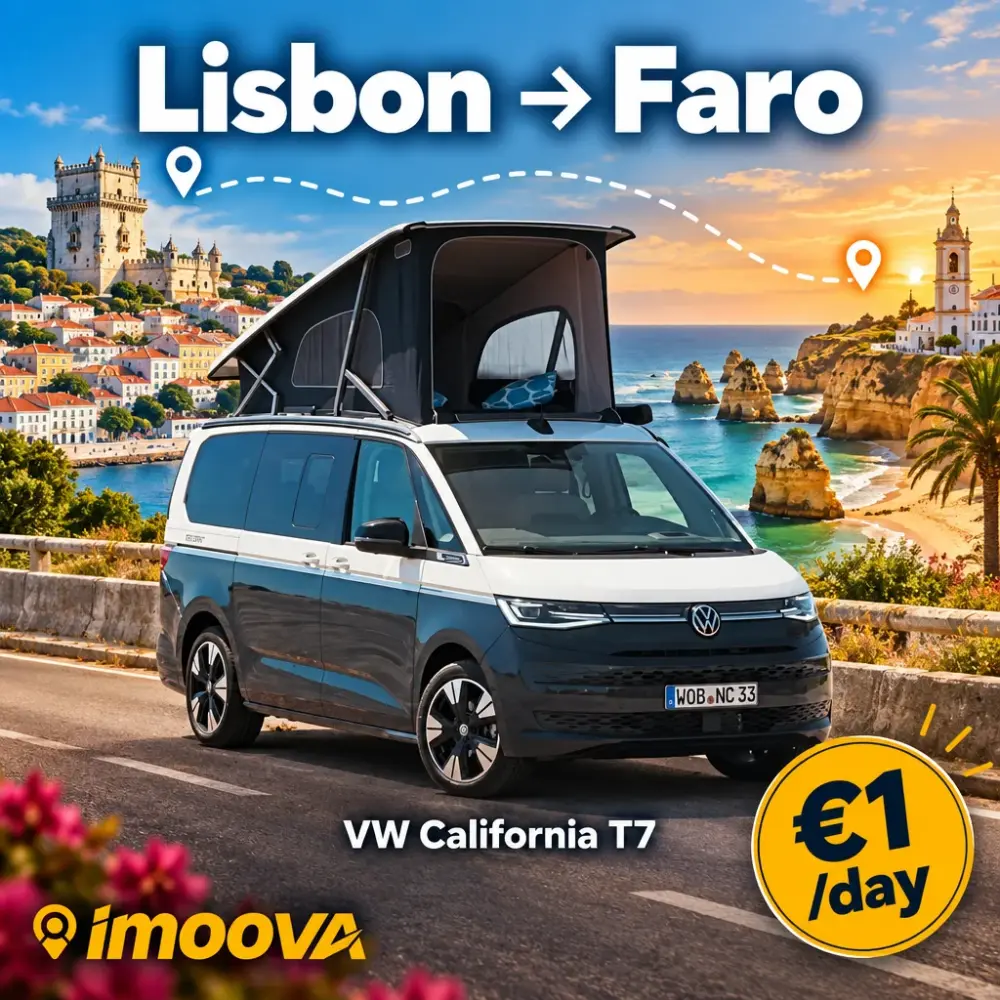 VW California T7 relocation from Lisbon to Faro
