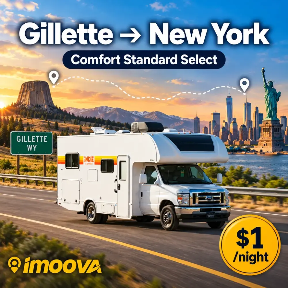 Trasloco di Comfort Standard Select da Gillette a New York