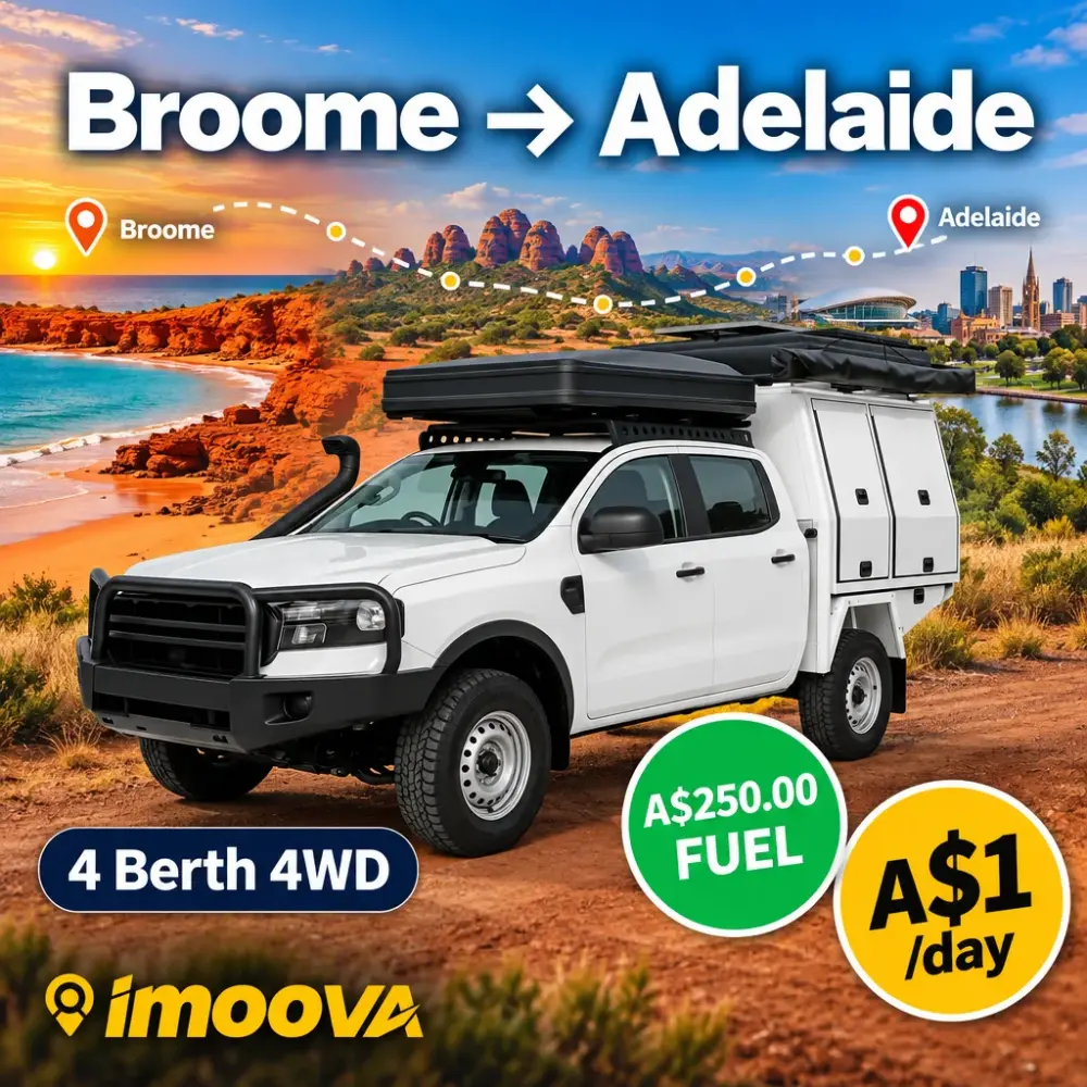 4 Berth 4WD relocation from Broome to Adelaide