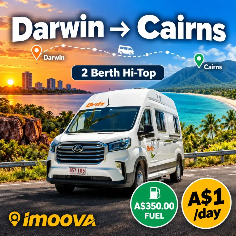 2 Berth Hi-Top relocation from Darwin to Cairns