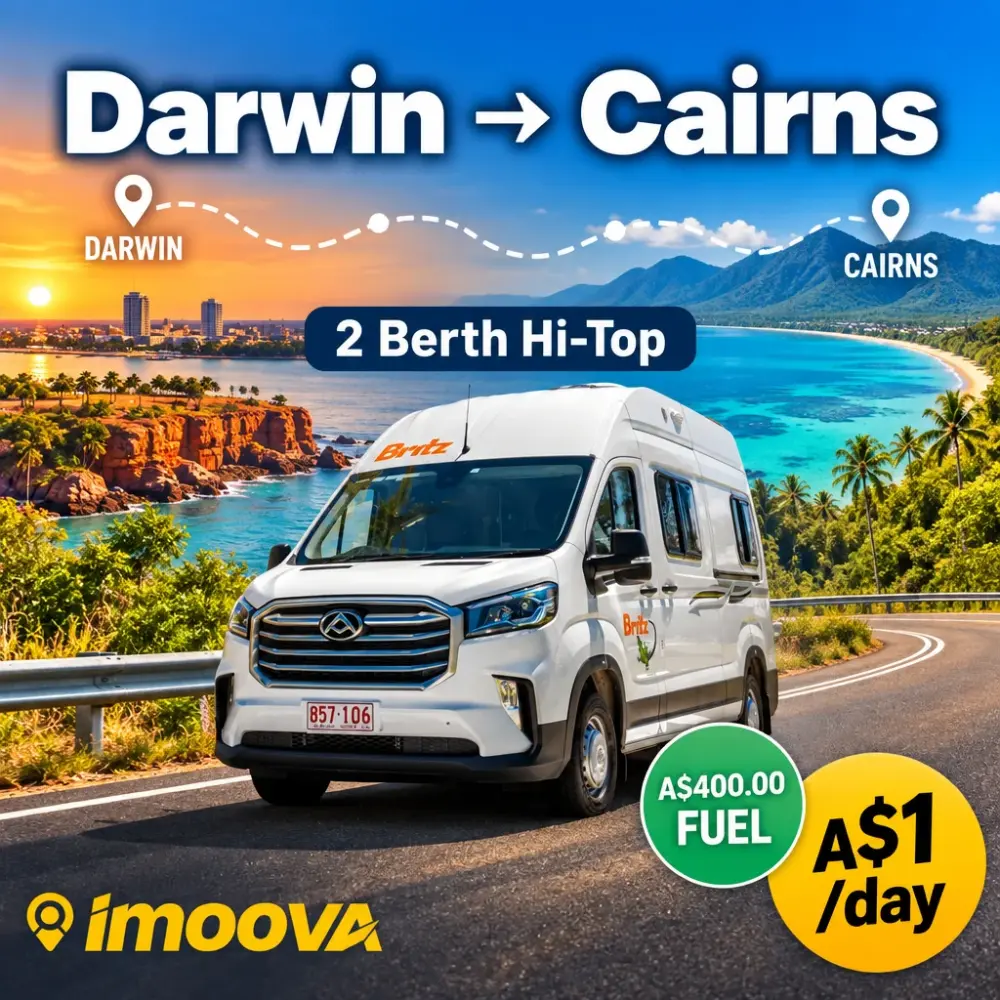 2 Berth Hi-Top relocation from Darwin to Cairns