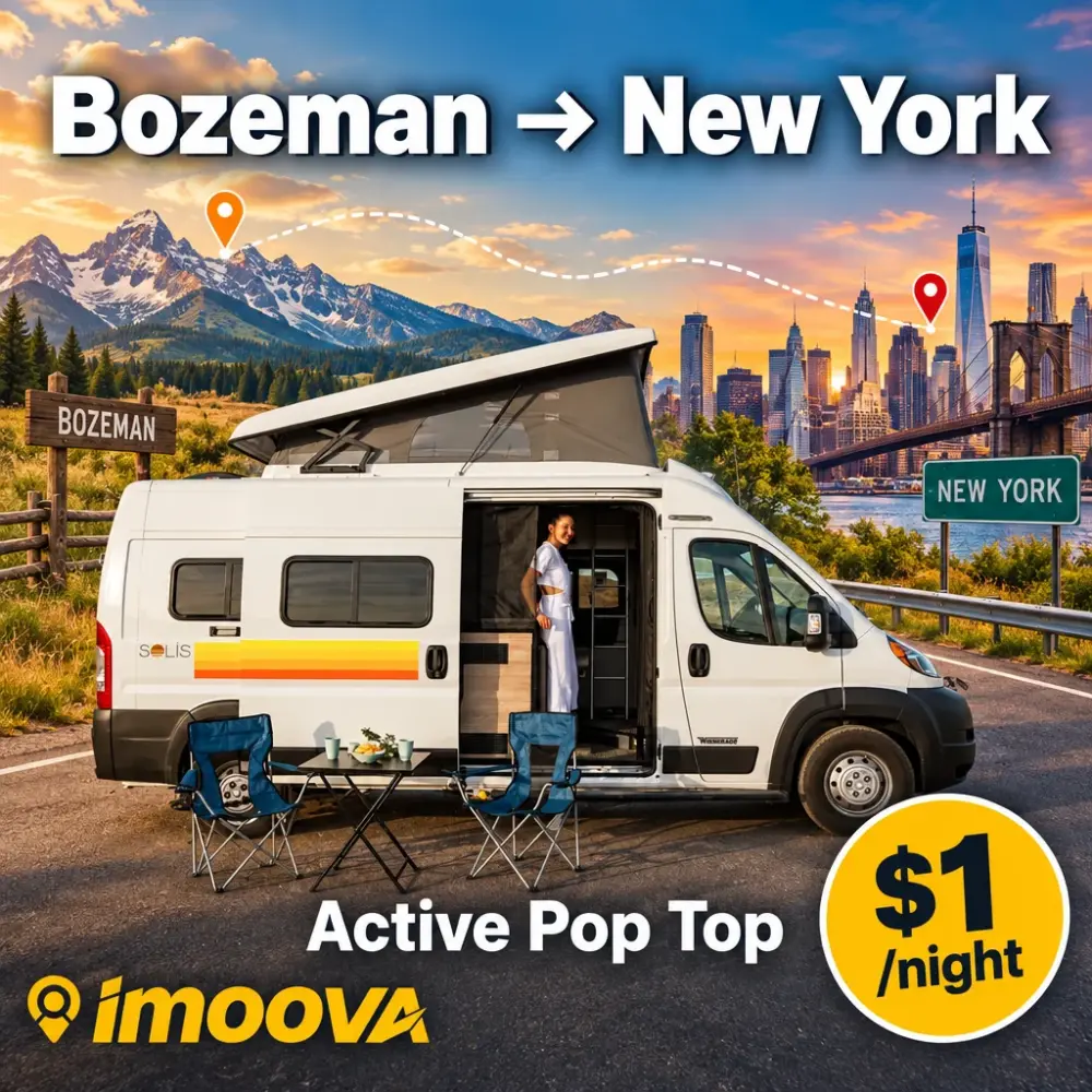 Active Pop Top relocation from Bozeman to New York