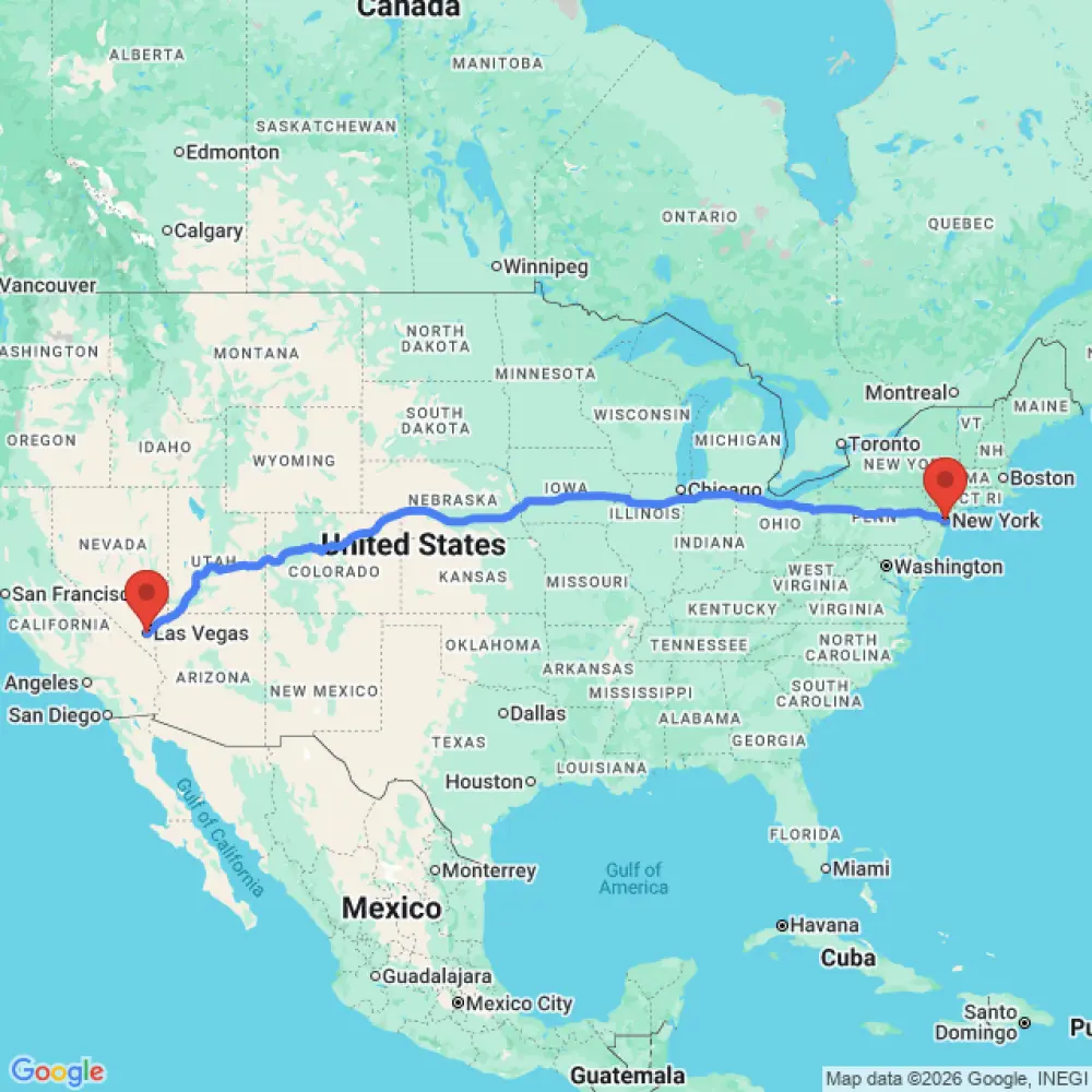 Comfort Standard relocation from Las Vegas to New York