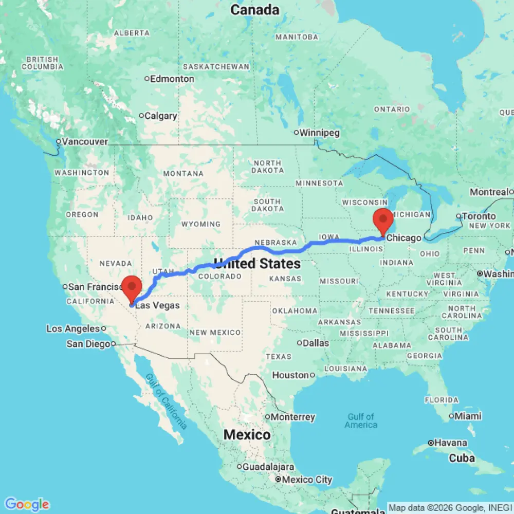 Comfort Standard relocation from Las Vegas to Chicago